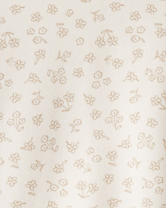 Carter's Toddler Girl Floral Print French Terry Long-Sleeve Pullover Sweatshirt - Ivory