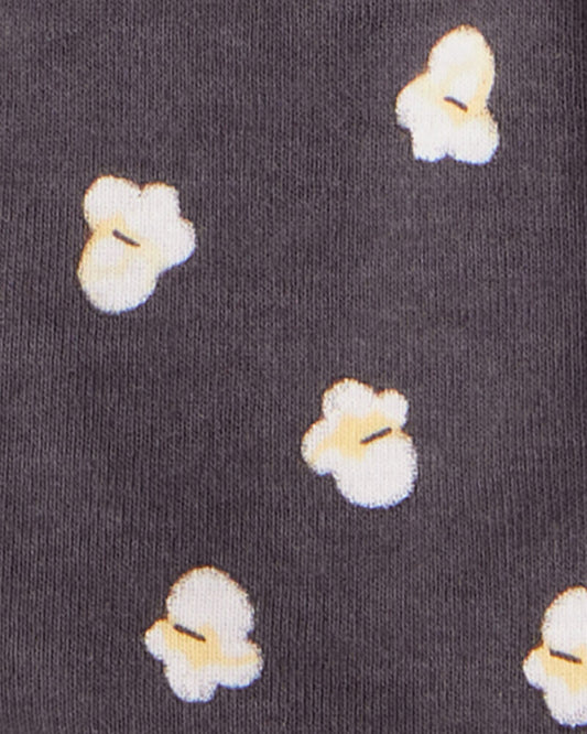 Carter's Toddler Girl Movie Print 100% Cotton Long-Sleeve 4-Piece Pyjamas - Pink/Black