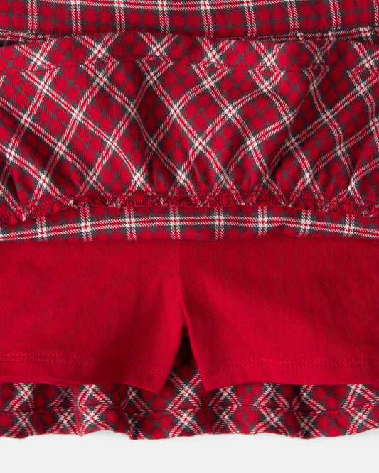 Carter's Toddler Girl Plaid Cotton Skirt - Red