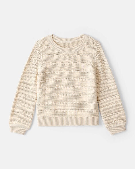 Oshkosh Toddler Girl Long-Sleeve Sweater - Ivory