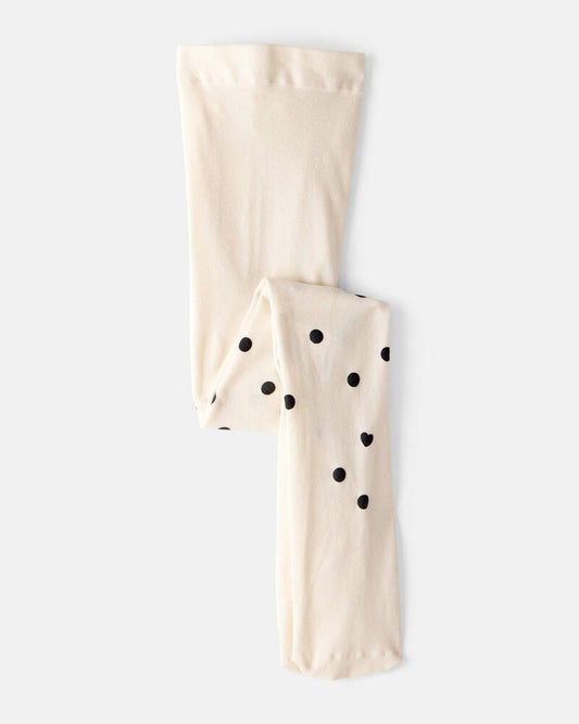 Carter's Toddler Girl Polka Dot Tights - Cream