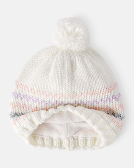 Carter's Toddler Girl Winter Hat - White