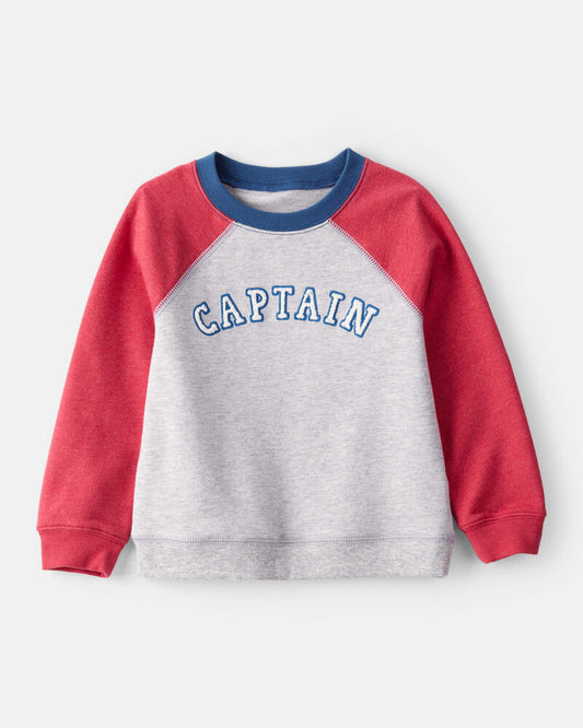 Carter's Toddler Boy French Terry Long-Sleeve Pullover Sweatshirt with Joggers