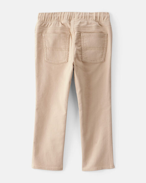 Oshkosh Toddler Boy Cotton Pull-On Fashion Pants - Tan