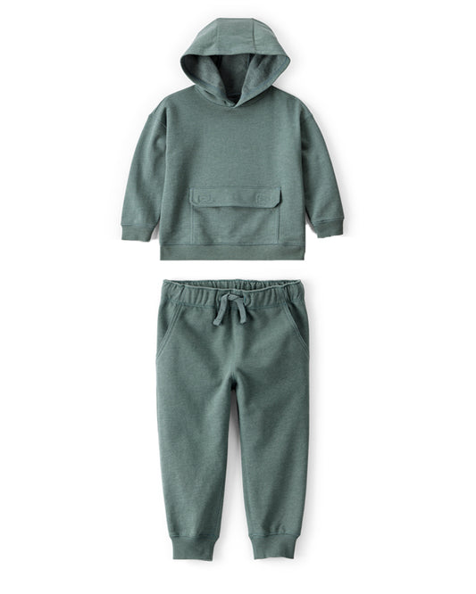 Carter's Toddler Boy Solid Fleece Long-Sleeve Hoodie with Fleece Jogger