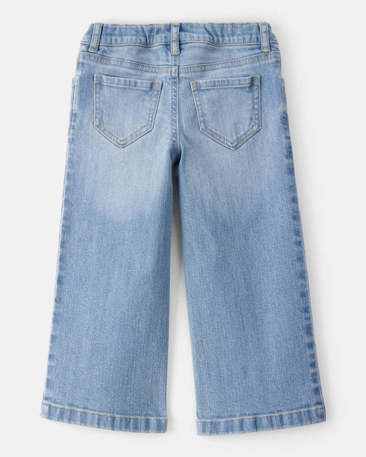 Oshkosh Toddler Girl Denim Wide-Leg Jeans - Blue