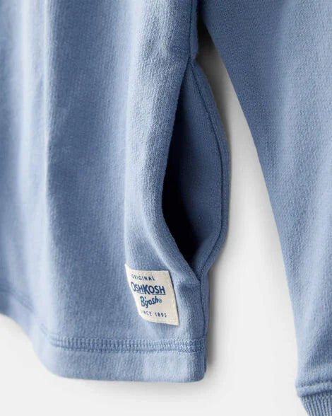 Oshkosh Toddler Boy Long-Sleeve Hoodie - Blue