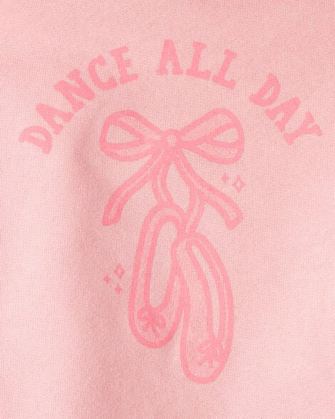 Carter's Toddler Girl 2-Piece Ballet Long-Sleeve Hoodie & Pant Set - Pink