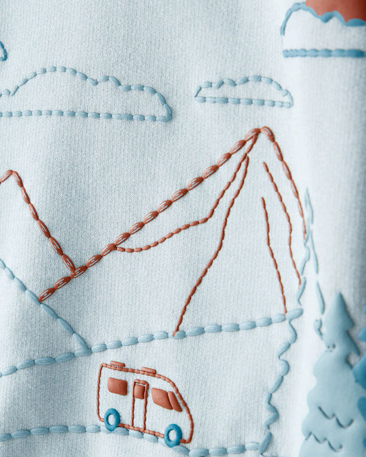 Carter's Toddler Boy 2-Piece Mountain Pullover & Pant Set - Blue