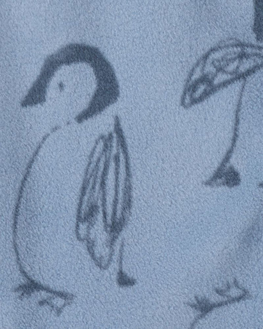 Oshkosh Toddler Boy Penguin Microfleece Zip-Up Jacket - Blue