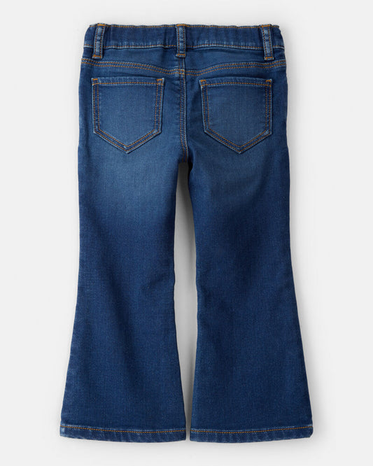 Oshkosh Toddler Girl Star Denim Flare Jeans - Blue