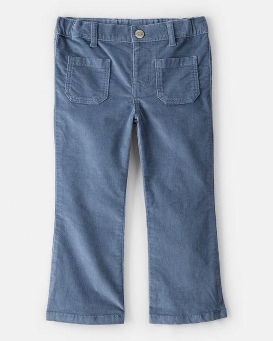 Oshkosh Toddler Girl Velvet Flare Pants - Blue