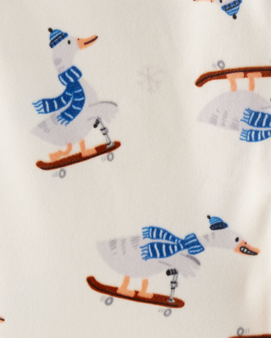 Carter's Toddler Boy Goose DreamPlush Snug Fit 2-Piece Pyjamas- Ivory