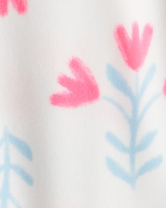 Carter's Toddler Girl Floral DreamPlush Snug Fit 1-Piece Pyjamas