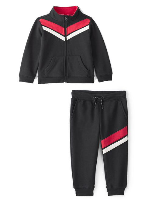 Carter's Toddler Boy Zip-Up Jacket & Fleece Joggers Set