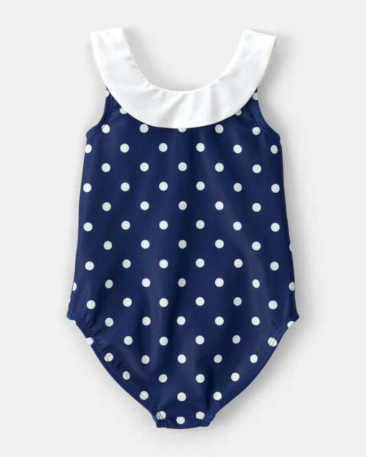Carter's Toddler Girl Polka Dot 1-Piece Swimsuit - Navy