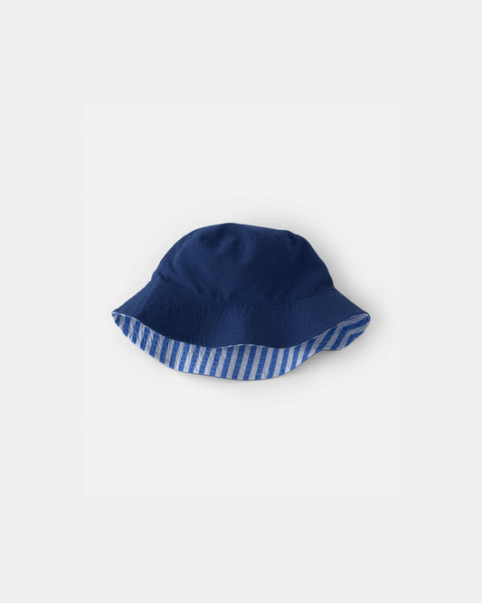 Carter's Toddler Boy Reversible Stripe Swim Hat - Blue