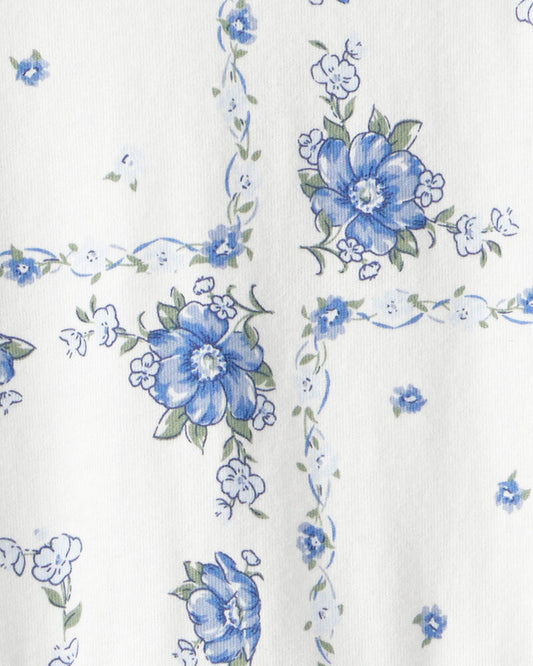 Oshkosh Toddler Girl Bananda Long-Sleeve Peplum Top - White