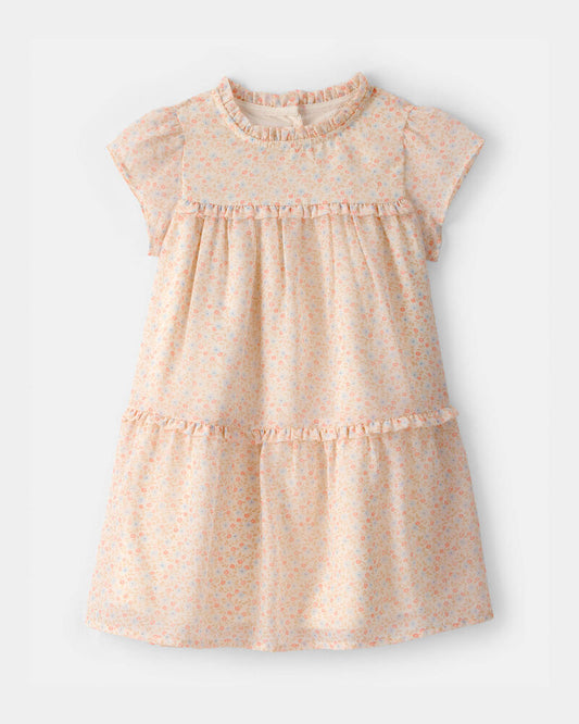 Carter's Toddler Girl Floral Tiered Dress - Pink