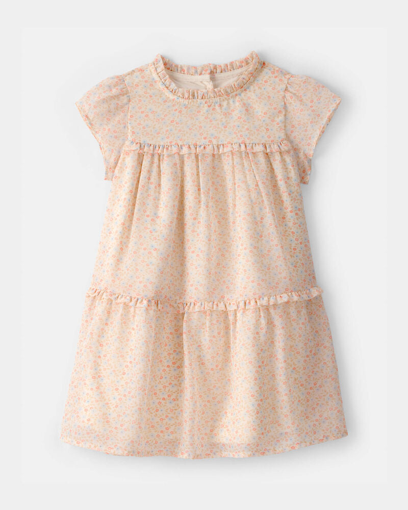 Carter's Toddler Girl Floral Tiered Dress - Pink