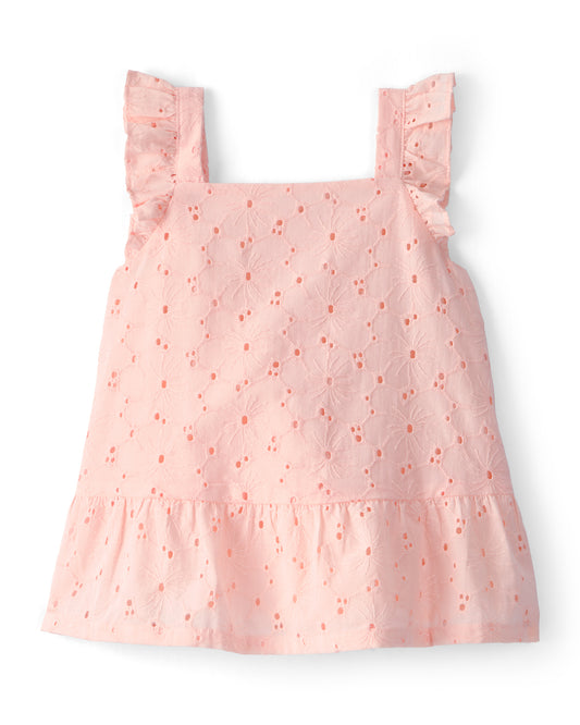 Carter's Toddler Girl Eyelet Top with Floral Eyelet Pants