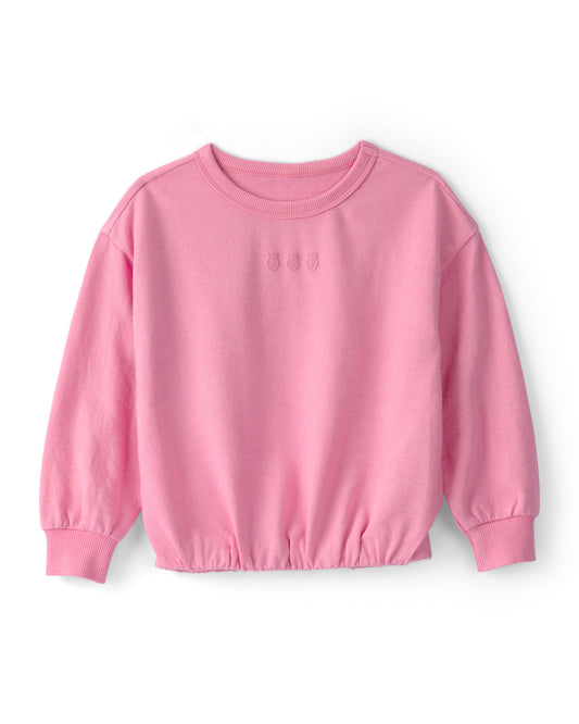 Carter's Toddler Girl Flowers French Terry Pullover Sweatshirt with Wide-Leg Pants