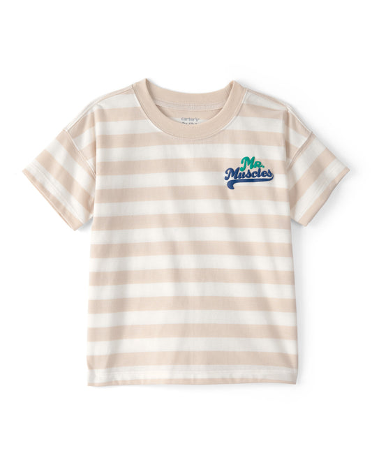 Carter's Toddler Boy 'Mr. Muscles' Striped Top with Shorts
