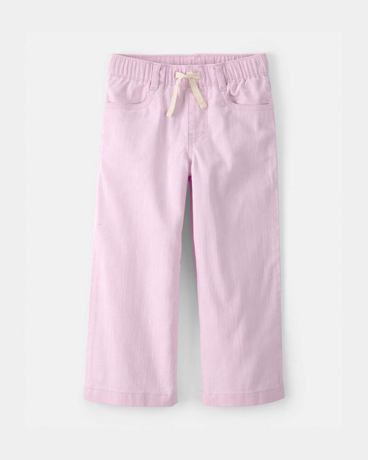 Oshkosh Toddler Girl Drawstring Wide-Leg Pants - Pink