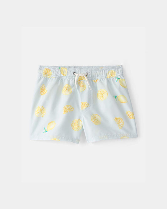 Carter's Toddler Boy Lemon Swim Trunks - Blue