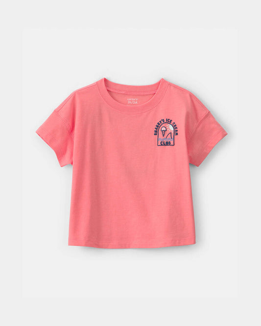 Carter's  Toddler Boy Shark Graphic Tee - Orange