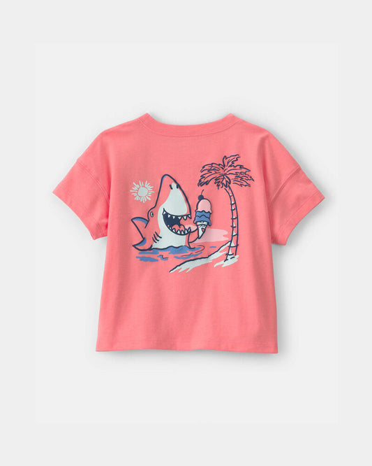 Carter's  Toddler Boy Shark Graphic Tee - Orange