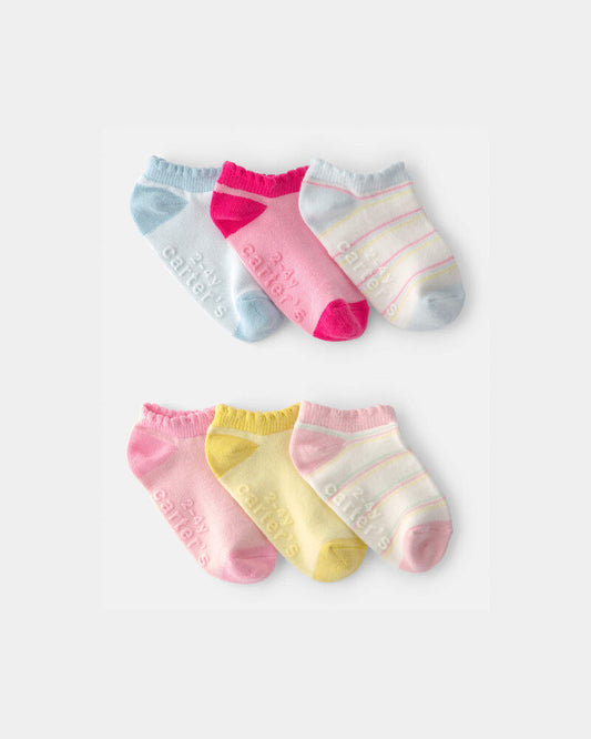 Carter's Toddler Girl 6-Pack No Show Socks