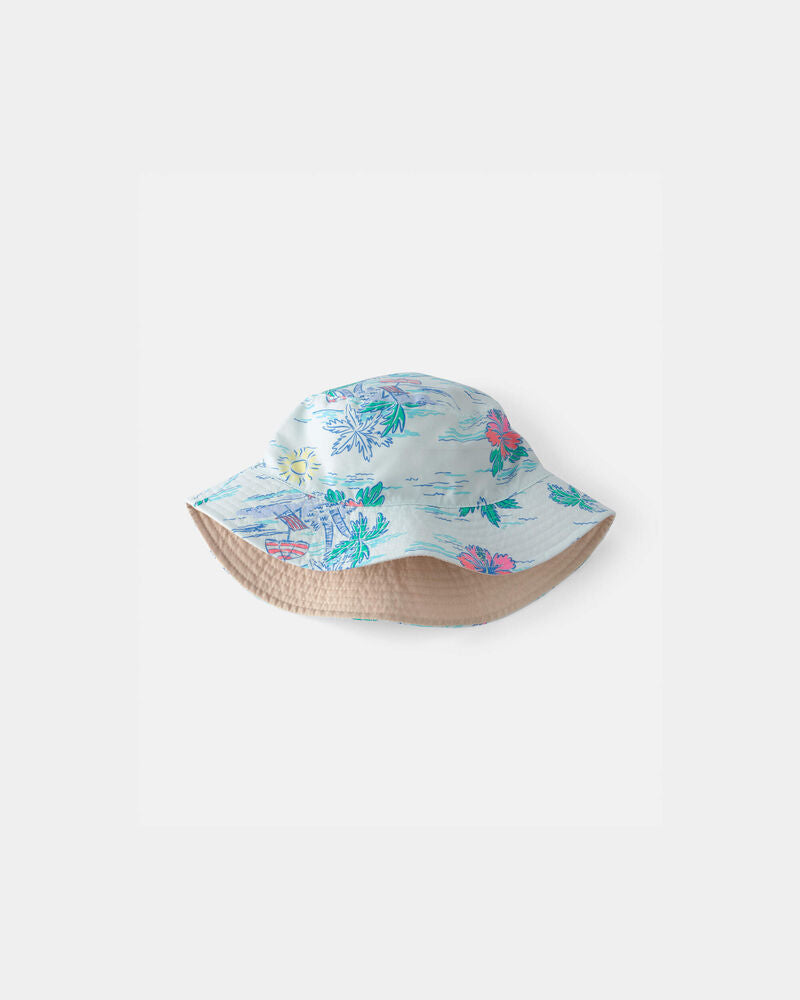 Carter's Toddler Boy Boy Tropical Print/Green Reversible Swim Hat