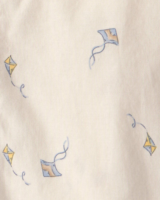 Carter's Toddler Boy 2-Piece Kite Top & Short Set - Tan/Blue