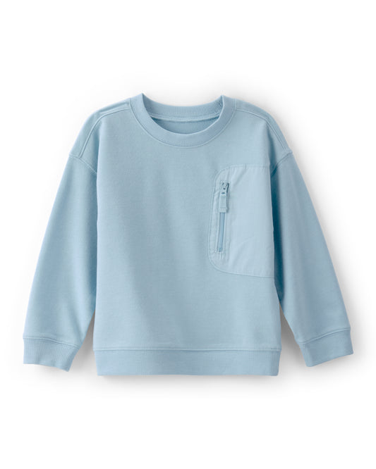 Carter's Toddler Boy French Terry Zipper Pullover Sweatshirt with French Terry Joggers