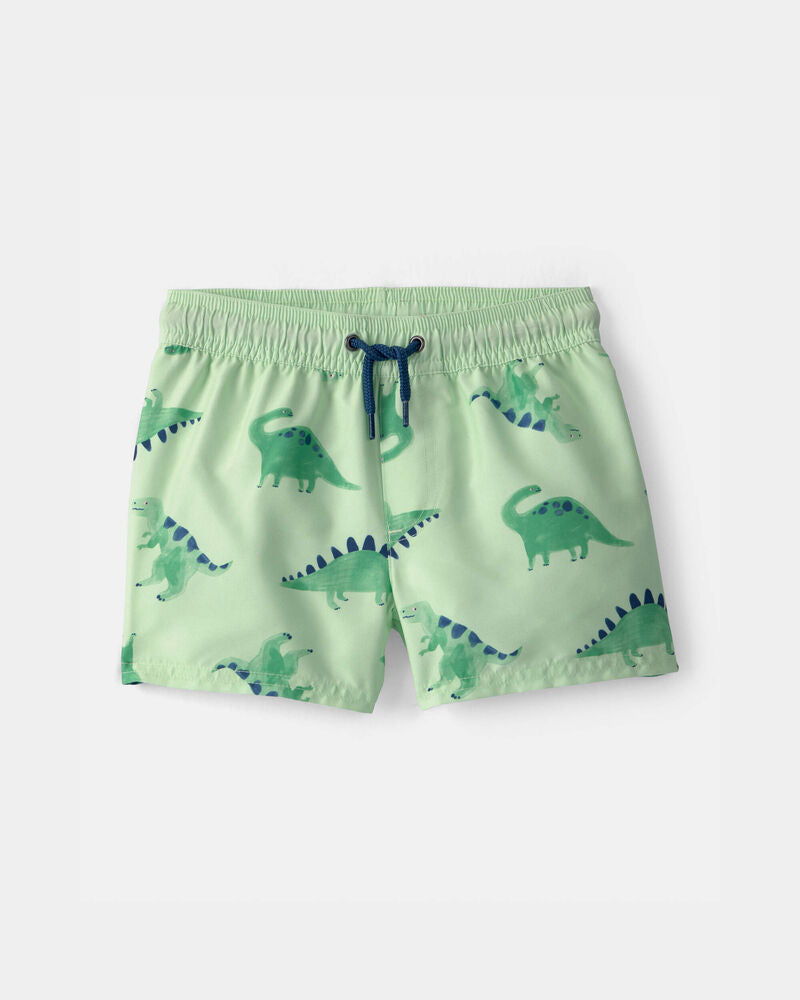 Carter's Toddler Boy Dinosaur Swim Trunks - Green