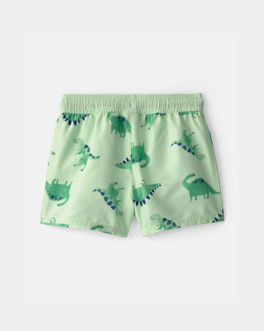 Carter's Toddler Boy Dinosaur Swim Trunks - Green