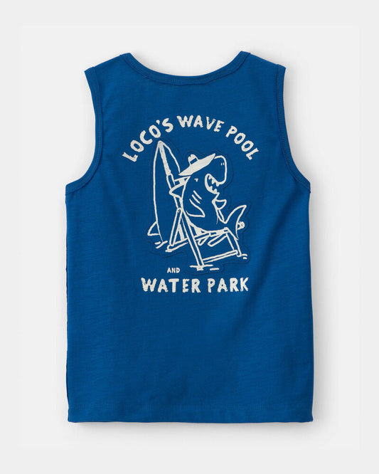 Carter's Toddler Boy Shark Tank Top - Navy Blue