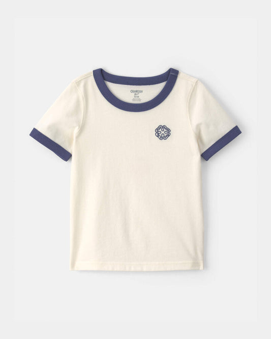 Oshkosh Toddler Boy OshKosh Clover Graphic Tee - Cream