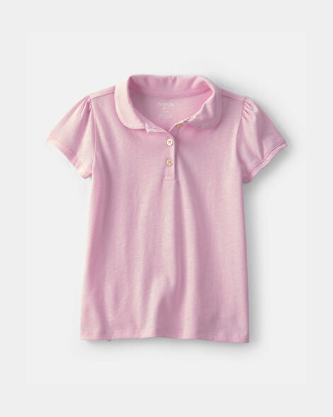 Oshkosh Toddler Girl Uniform Polo Shirt - Pink