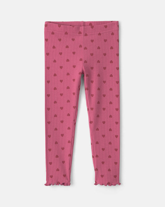 Carter's Toddler Girl 2-Piece 'Love' Fleece Long-Sleeve Top & Pant Set - Pink