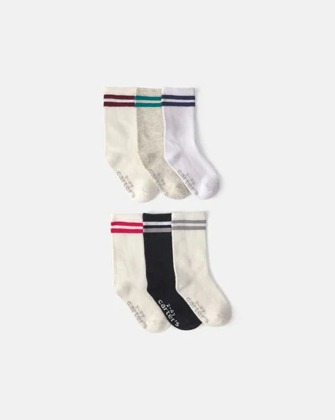 Carter's Toddler Boy 6-Pack Varsity Striped Crew Socks