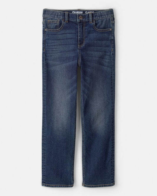 Oshkosh Kid Classic Jeans In Rail Tie True Blue Wash