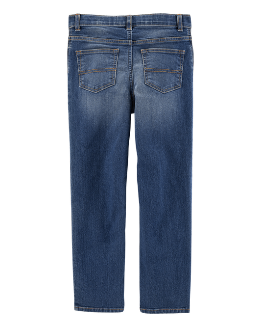Oshkosh Kid Straight Jeans In Anchor Dark Wash