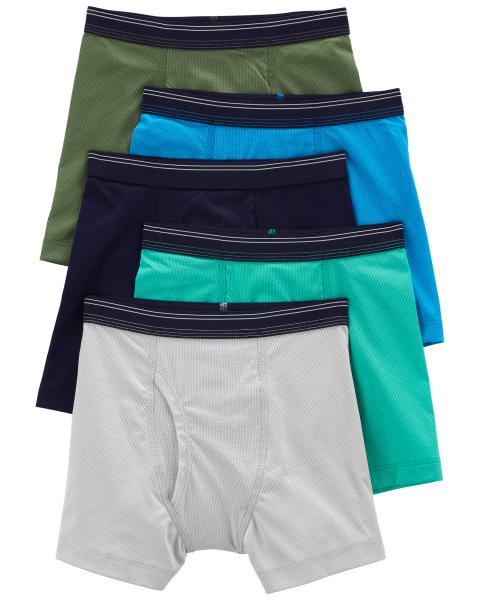 Carter's 5-Pack Active Mesh Boxer Briefs Underwear