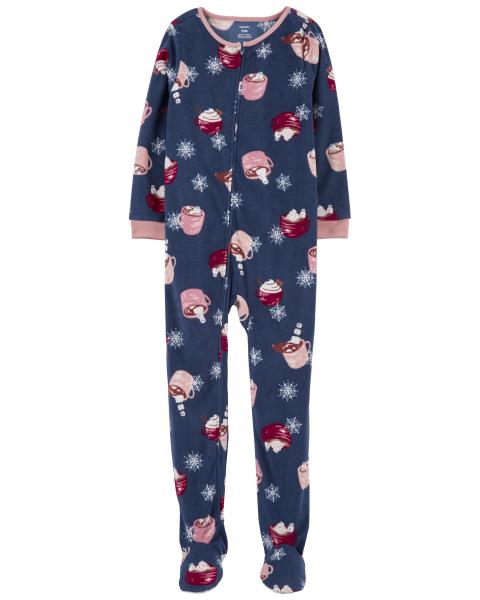 Carter's 1-Piece Hot Cocoa Fleece Footie Pyjamas