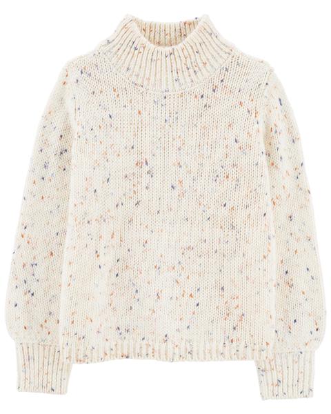 Oshkosh Kid Confetti Pullover Sweater with Corduroy Button-Front Jeans