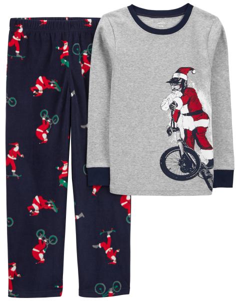 Carter's Kid 2-Piece Santa Fleece Pajama Set