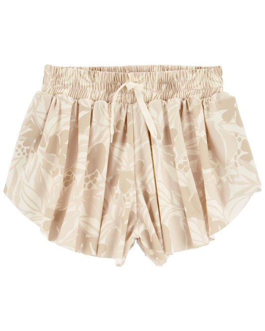 Carter's Kid Floral Pull-On Flip Shorts