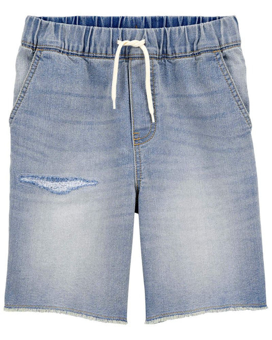 Oshkosh Raw Hem Drawstring Denim Shorts